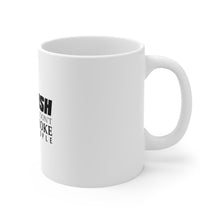 DistinctInk Glossy White Coffee / Tea Mug - I Fish So I Don't Choke People