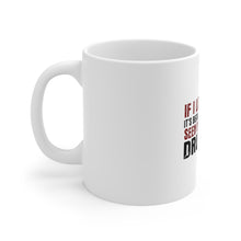 DistinctInk Glossy White Coffee / Tea Mug - If I Look Quiet, You Haven't Seen My Drum Kit