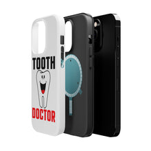 DistinctInk ToughCase for Apple iPhone, Compatible with MagSafe Charging - Tooth Doctor Dentist