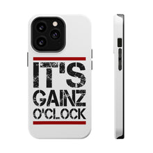 DistinctInk ToughCase for Apple iPhone, Compatible with MagSafe Charging - It's Gainz O'Clock Working Out