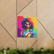 DistinctInk Canvas Wall Art with Living a Full Life for LGBTQ+ Pride