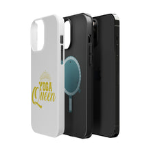 DistinctInk ToughCase for Apple iPhone, Compatible with MagSafe Charging - Yoga Queen Crown