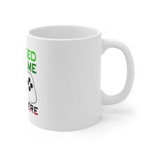 DistinctInk Glossy White Coffee / Tea Mug - I Paused My Game to Be Here Gamer Video Games