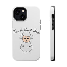 DistinctInk ToughCase for Apple iPhone, Compatible with MagSafe Charging - Time to Count Sheep - Lamb