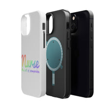 DistinctInk ToughCase for Apple iPhone, Compatible with MagSafe Charging - Nurse An Art of Compassion