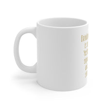 DistinctInk Glossy White Coffee / Tea Mug - Drinking Driving Dangerous Guy Stole Beer
