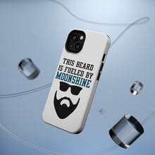 DistinctInk ToughCase for Apple iPhone, Compatible with MagSafe Charging - This Beard is Fueled by Moonshine