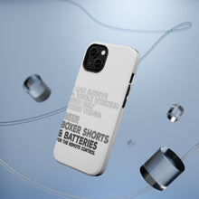 DistinctInk ToughCase for Apple iPhone, Compatible with MagSafe Charging - Can Survive with Only Beer Boxers Batteries