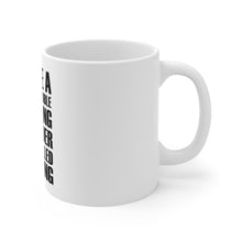 DistinctInk Glossy White Coffee / Tea Mug - Terrible Sleeping Disorder Called Reading