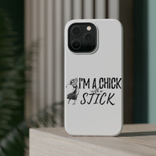 DistinctInk ToughCase for Apple iPhone, Compatible with MagSafe Charging - I'm a Chick with a Stick Golf