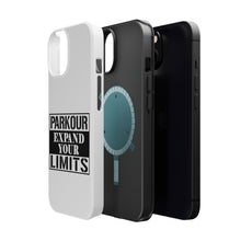 DistinctInk ToughCase for Apple iPhone, Compatible with MagSafe Charging - Parkour Expand Your Limits
