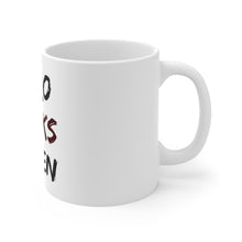 DistinctInk Glossy White Coffee / Tea Mug - Zero F's Given
