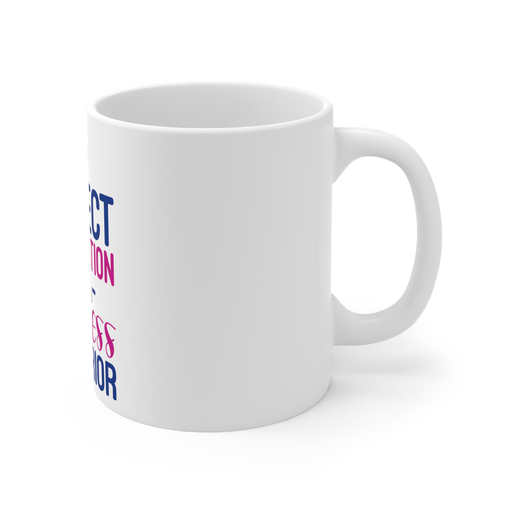 Glossy White Coffee / Tea Mug - Perfect Combination of Princess & Warrior, view 3