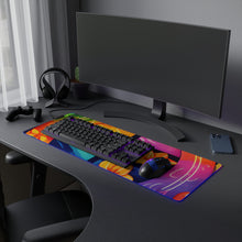 DistinctInk LED Gaming Mouse Pad with The Road to Fulfillment Design for LGBTQ+ Pride