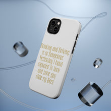 DistinctInk ToughCase for Apple iPhone, Compatible with MagSafe Charging - Drinking Driving Dangerous Guy Stole Beer
