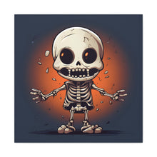 DistinctInk Canvas Wall Art with Skelly's Halloween Bash for Halloween