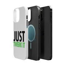 DistinctInk ToughCase for Apple iPhone, Compatible with MagSafe Charging - Just Twerk It