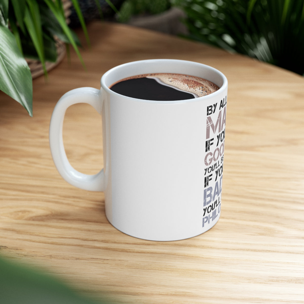 Glossy White Coffee / Tea Mug - Marry - Good Wife Become Happy, view 8
