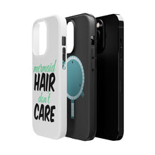 DistinctInk ToughCase for Apple iPhone, Compatible with MagSafe Charging - Mermaid Hair Don't Care
