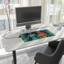 DistinctInk LED Gaming Mouse Pad with The Enduring Beauty of Writing Design for Halloween  LGBTQ+ Pride