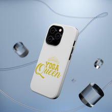 DistinctInk ToughCase for Apple iPhone, Compatible with MagSafe Charging - Yoga Queen Crown