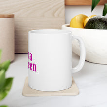 DistinctInk Glossy White Coffee / Tea Mug - Drama Queen