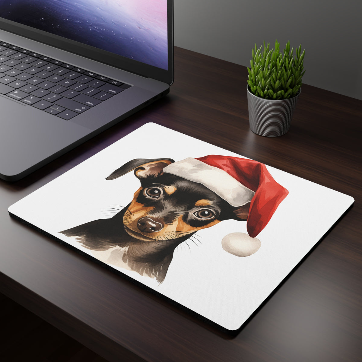Mouse Pad - Miniature Pinscher Puppy Drawing, view 3