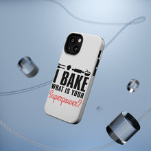 DistinctInk ToughCase for Apple iPhone, Compatible with MagSafe Charging - I Bake What is Your Superpower