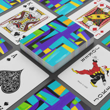 Pablo D'Azure - Mid-Century Modern Playing Poker Cards