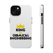 DistinctInk ToughCase for Apple iPhone, Compatible with MagSafe Charging - King of Chemical Engineering