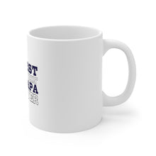 DistinctInk Glossy White Coffee / Tea Mug - Best Truckin' Papa Ever