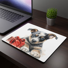DistinctInk Mouse Pad - 1/4" Foam Rubber - Australian Cattle Dog Puppy Drawing