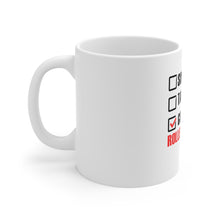 DistinctInk Glossy White Coffee / Tea Mug - Single Taken Going Roller Skating