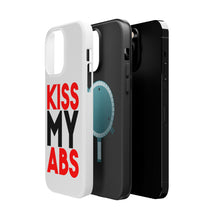 DistinctInk ToughCase for Apple iPhone, Compatible with MagSafe Charging - Kiss My Abs