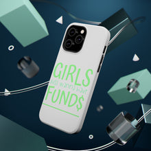 DistinctInk ToughCase for Apple iPhone, Compatible with MagSafe Charging - Girls Just Wanna Have Fund $