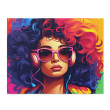 DistinctInk Jigsaw Puzzle with Living a Full Life Design for LGBTQ+ Pride