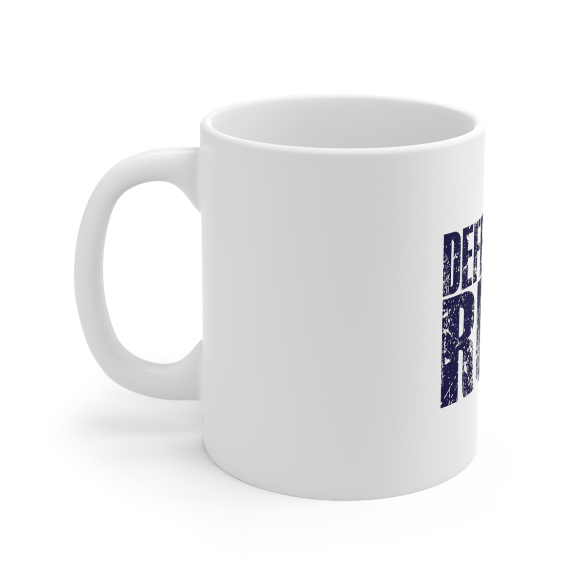 Glossy White Coffee / Tea Mug - Defenders Rule, view 2