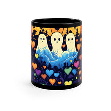 DistinctInk Black Coffee Mug - A Life Of Adventure for Halloween LGBTQ+ Pride