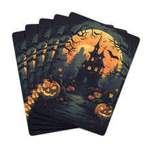 DistinctInk Playing / Poker Cards with Spooky Trick or Treating Design for Halloween
