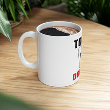 DistinctInk Glossy White Coffee / Tea Mug - Tooth Doctor Dentist