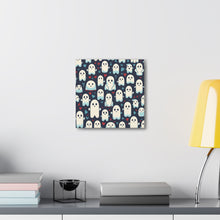 DistinctInk Canvas Wall Art with Skelephants and Ghostly Ghouls for Halloween