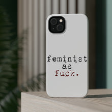 DistinctInk ToughCase for Apple iPhone, Compatible with MagSafe Charging - Feminist as F%ck