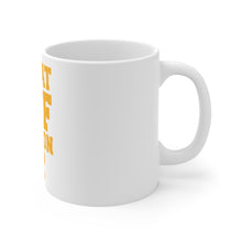 DistinctInk Glossy White Coffee / Tea Mug - What Off Season? Basketball