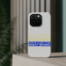 DistinctInk ToughCase for Apple iPhone, Compatible with MagSafe Charging - Electrical Engineers Have the Right Spark