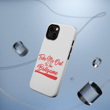 DistinctInk ToughCase for Apple iPhone, Compatible with MagSafe Charging - Take Me Out to the Ballgame Baseball