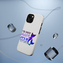 DistinctInk ToughCase for Apple iPhone, Compatible with MagSafe Charging - I'm Done Adulting Let's Be Mermaids