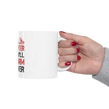 DistinctInk Glossy White Coffee / Tea Mug - Hug a Firefighter You'll Feel Warm All Over