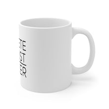 DistinctInk Glossy White Coffee / Tea Mug - Athlete + Artist = Dancer