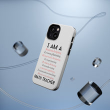 DistinctInk ToughCase for Apple iPhone, Compatible with MagSafe Charging - Teacher Student Helping Homework Encourage