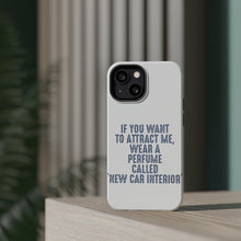 DistinctInk ToughCase for Apple iPhone, Compatible with MagSafe Charging - Wear Perfume Called "New Car Interior"